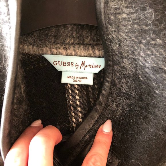 Guess by Marciano Plaid Cape Jacket - Picture 2 of 4